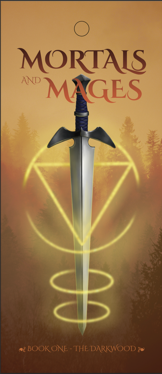 Mortals & Mages Cover Bookmark